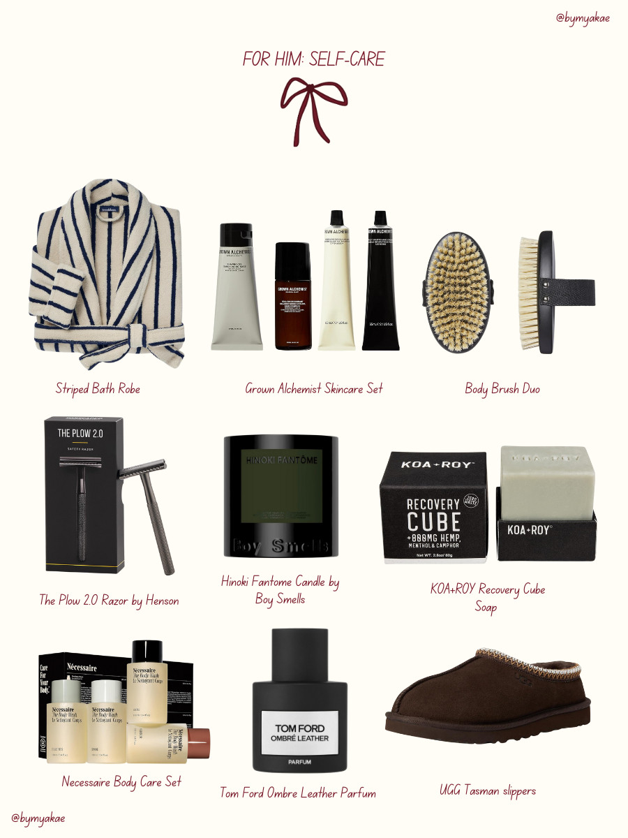 ✨ GIFT GUIDE FOR THE SELF-CARE GUY ✨
For the guy who actually loves his routines. The one who takes his showers seriously keeps his skincare stocked and appreciates a slow reset moment just as much as anyone else. He’s into clean scents soft fabrics quiet mornings and anything that makes his everyday feel more intentional.

If you’re shopping for your boyfriend your husband your brother or the guy who deserves a little more rest and reset energy this edit is perfect. Think spa-like showers elevated grooming cozy at-home essentials and all the little upgrades that turn self-care into a lifestyle.

Save this so you can come back to it later ✨

#ltkgiftguide #giftguideforhim #selfcaregifts #holidaygiftideas #amazonfinds #menselfcare #cozygifts #wintergiftguide #bymyakae 

 #LTKGiftGuide #LTKHoliday #LTKSaleAlert