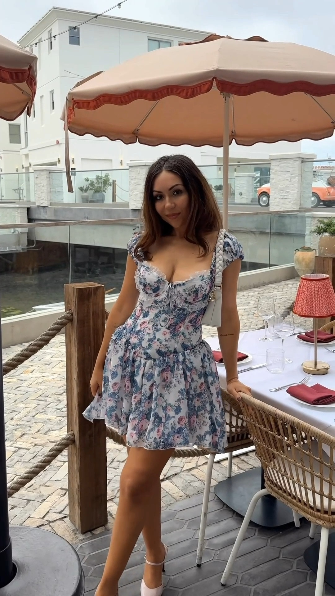 Flowy floral dresses are perfect for the transition from spring to summer! 💐🌸 This super cute For Love and Lemons one is much more comfortable than I thought! It's a must-buy! #forloveandlemonsdress #femininestyle #zaraheels

#LTKSummerEdit #LTKShoeCrush #LTKPetite