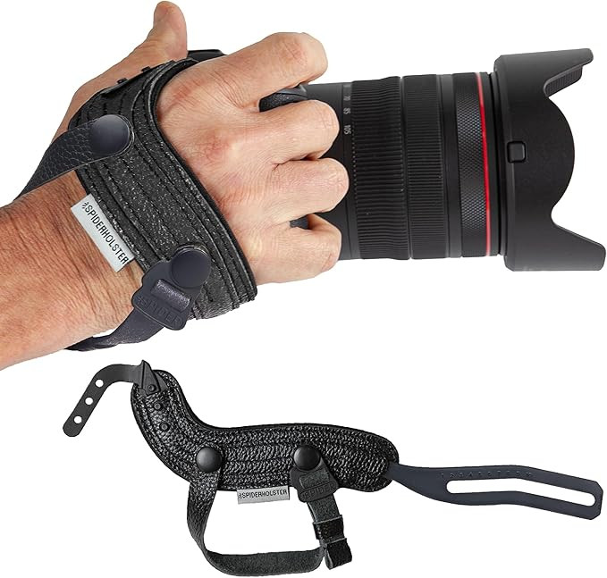 SPIDER HOLSTER – SpiderPro Camera Hand Strap v2 with Snap Assembly and Optional Wrist Strap –... | Amazon (US)