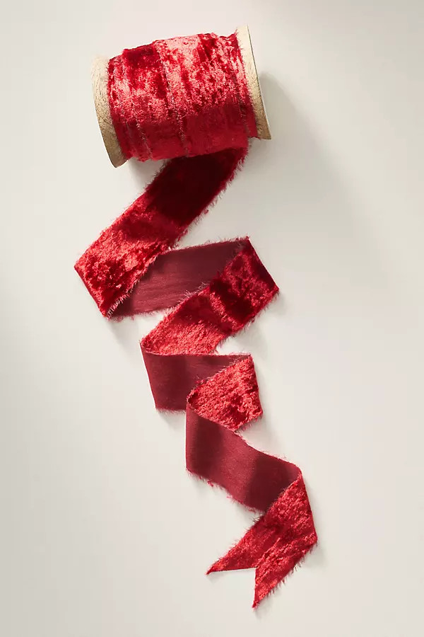 1.5" Velvet Gift Ribbon | Anthropologie (US)