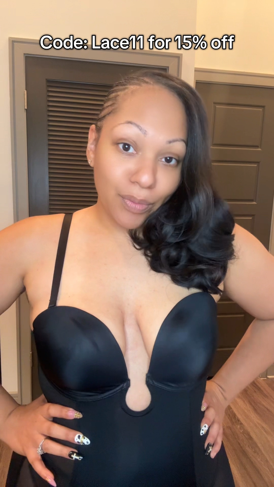 Plunged bodysuit with a built in bra?? ABSOLUTELY YES! #shapewear #midsize #bra #shapellx #curvy #midsizefashion 

#LTKFindsUnder100 #LTKStyleTip #LTKMidsize
