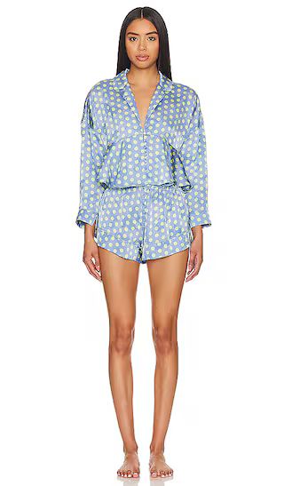 Beauty Sleep Pj Set in Cashmere Blue Combo | Revolve Clothing (Global)