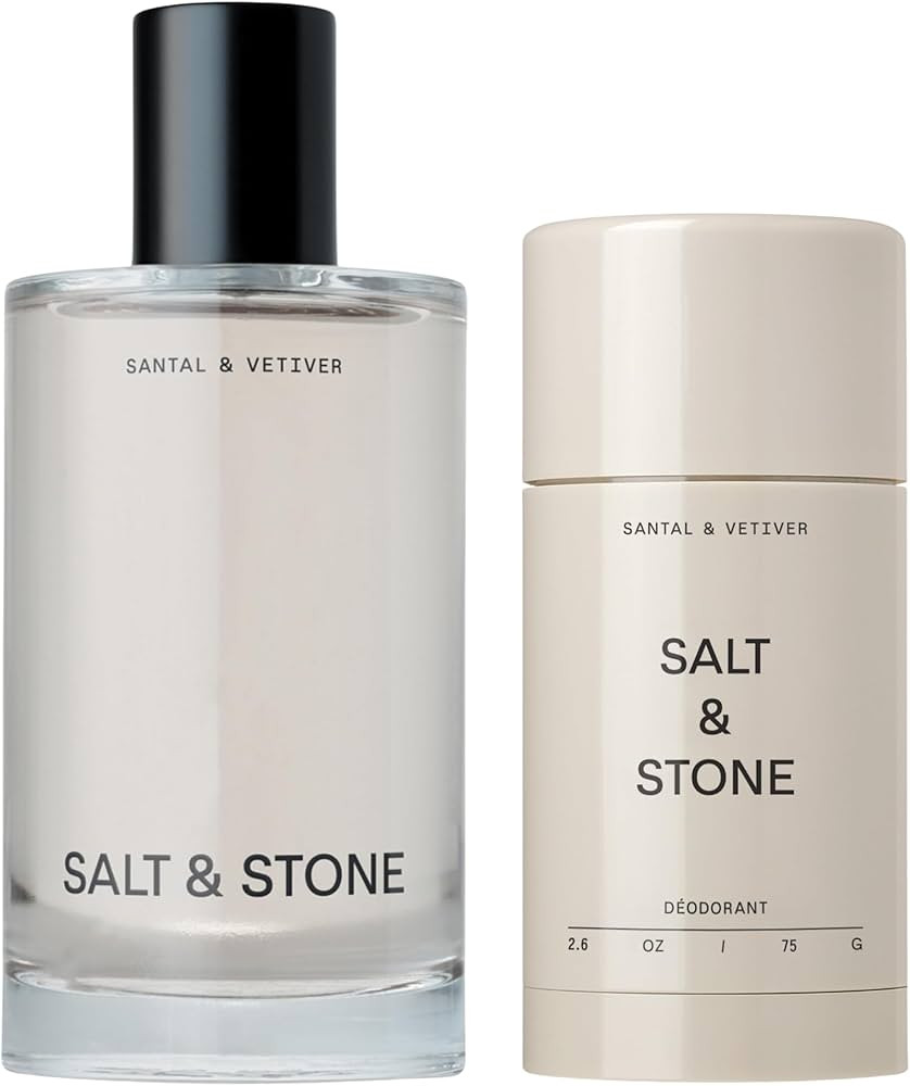 Salt & Stone Body Mist + Natural Deodorant Bundle | Santal & Vetiver | Amazon (US)