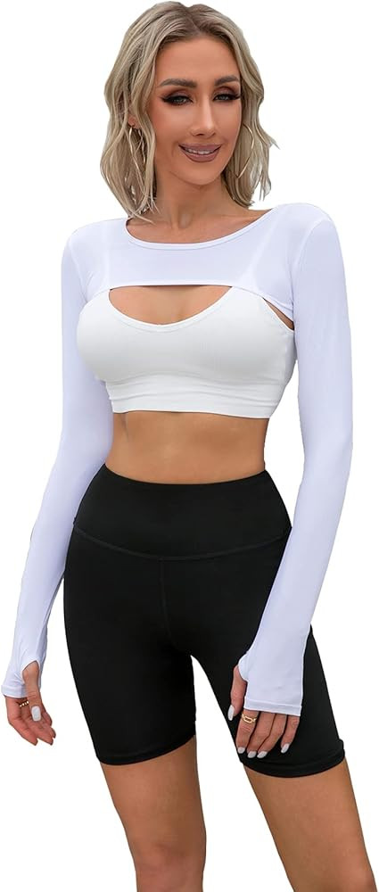 Cooling Shawl Arm Sleeve Sun Protection Women's Tops for Golfing,Riding,Driving | Amazon (US)