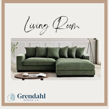 Comfort. Home. Decor. Furniture. Sofa. Sectional.  Green. Colored  

#LTKhome