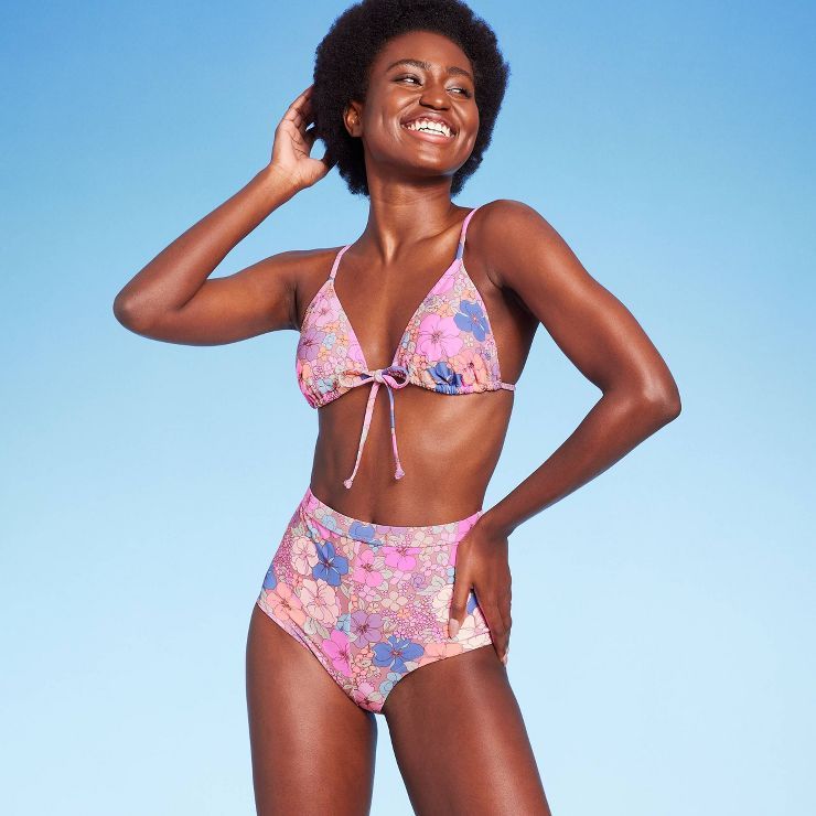 Women's Cheeky Boyshorts Bikini Bottom - Wild Fable™ Floral Print | Target