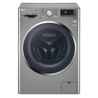 LG Electronics 2.3 cu. ft. Graphite Steel Compact Smart All-in-One Front Load Washer & Electric V... | The Home Depot