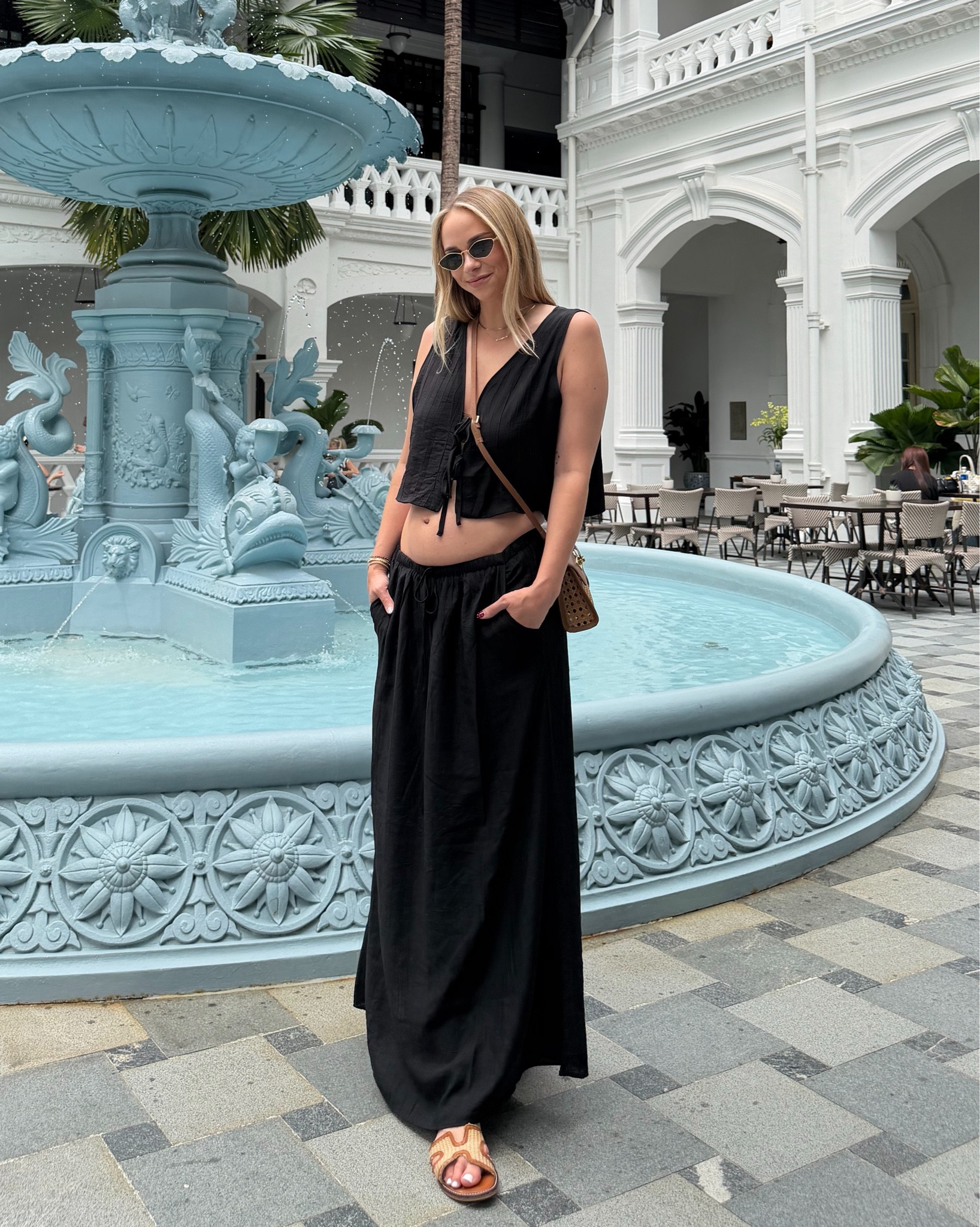 Perfect 2 piece for travelling in humidity with a bump! 

#LTKmaternity #LTKaustralia