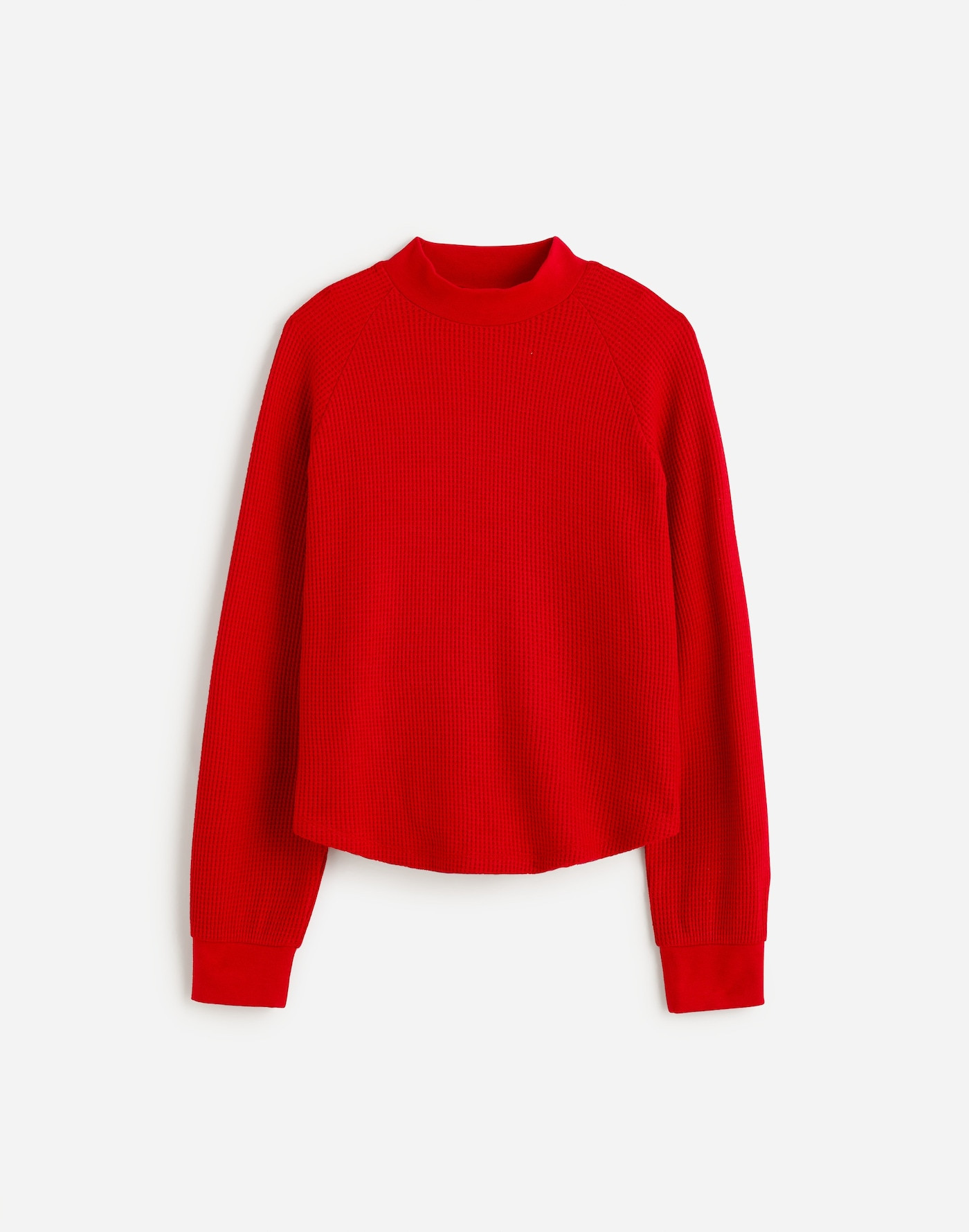 Waffle-Knit Long-Sleeve Crewneck Tee | Madewell