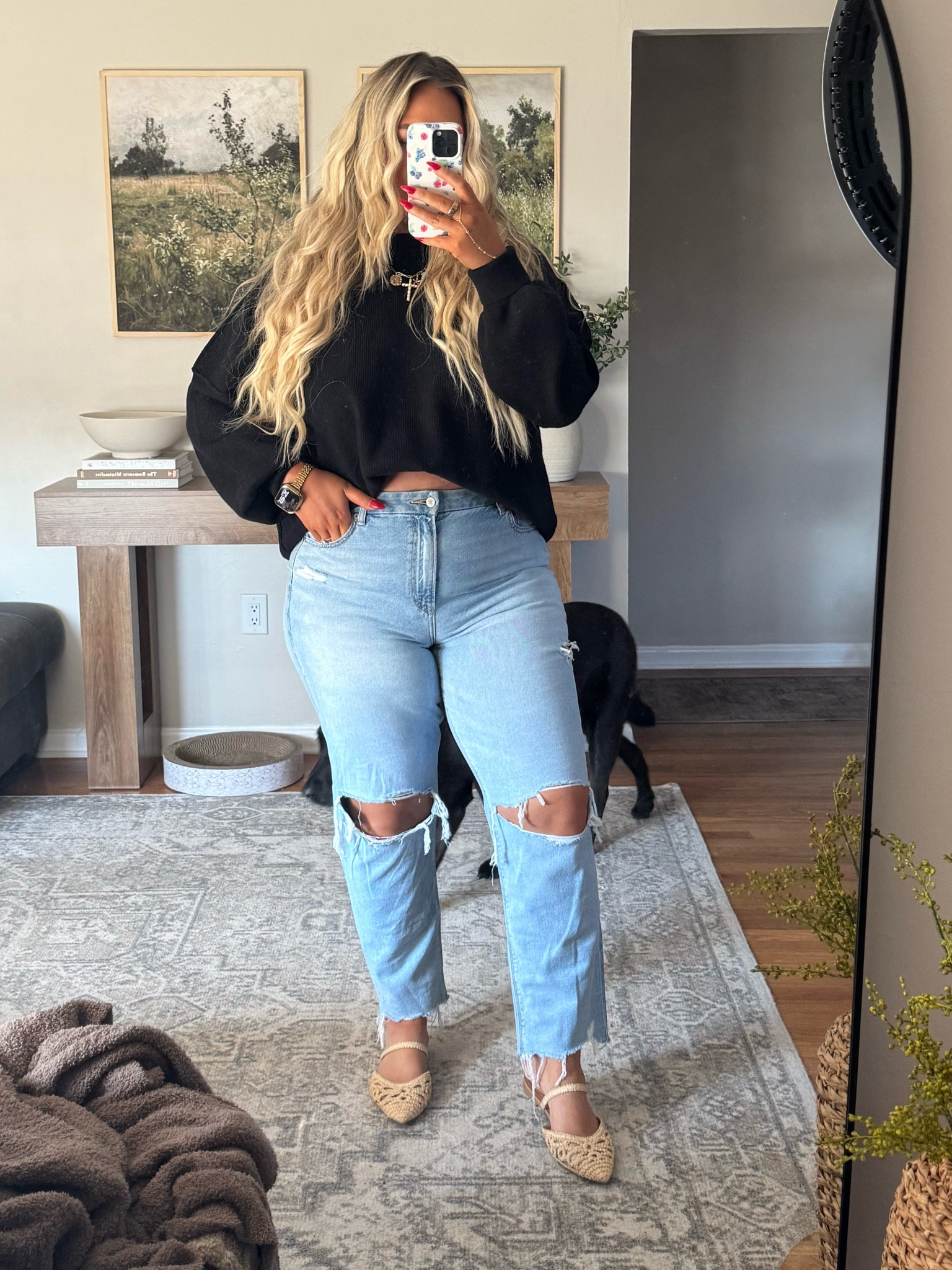 Spring Outfit 🌷

XL SWEATER
16 JEANS
SHOES TTS

#target #spring #flats #mules #amazon #americaneagle #jeans #sweater #ootd

#LTKFindsUnder50 #LTKStyleTip #LTKMidsize