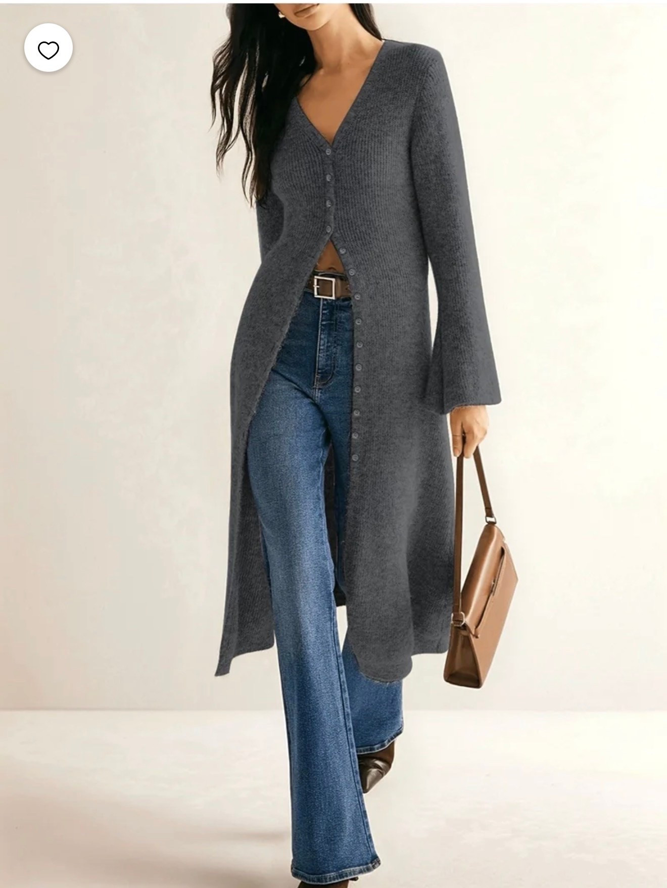 Long cardigan perfect closet staple for fall and winter

#LTKSeasonal #LTKootd