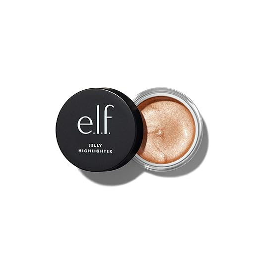 e.l.f., Jelly Highlighter, Smooth, Dewy, Versatile, Long Lasting, Illuminizing, Adds Glow, Blends... | Amazon (US)