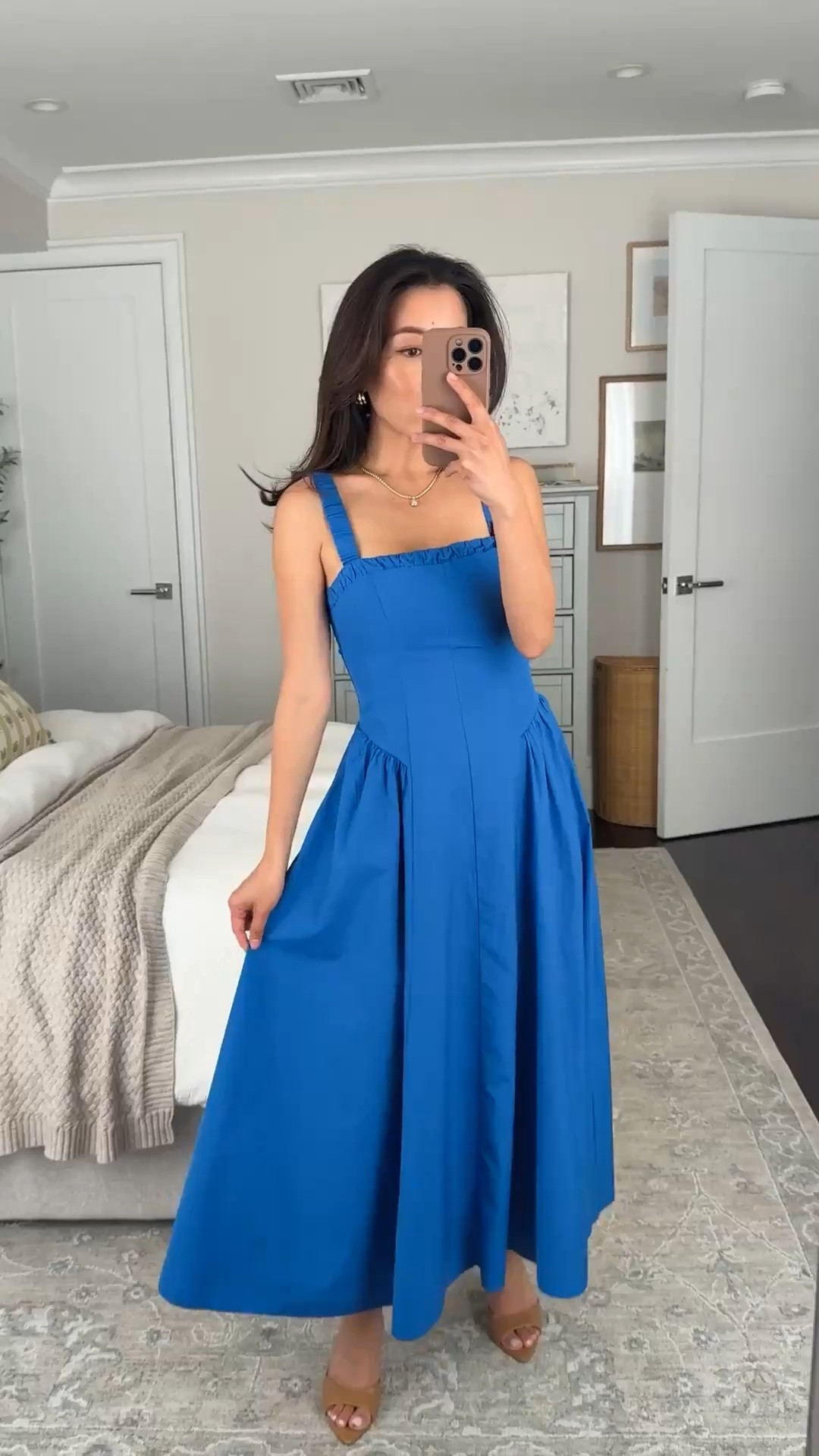 On sale + code AFLTK for today. 
The stripes and black/white colorways are also so cute! 
• Dress size XXs petite. TTS. 100% cotton with adjustable (via button) straps, pockets.
• Mango heels 5. 

Spring summer event dresses, summer wedding guest dress , vacation outfits , Abercrombie sale

#LTKPetite #LTKWedding #LTKSaleAlert

#LTKxAbercrombie #LTKPetite #LTKWedding