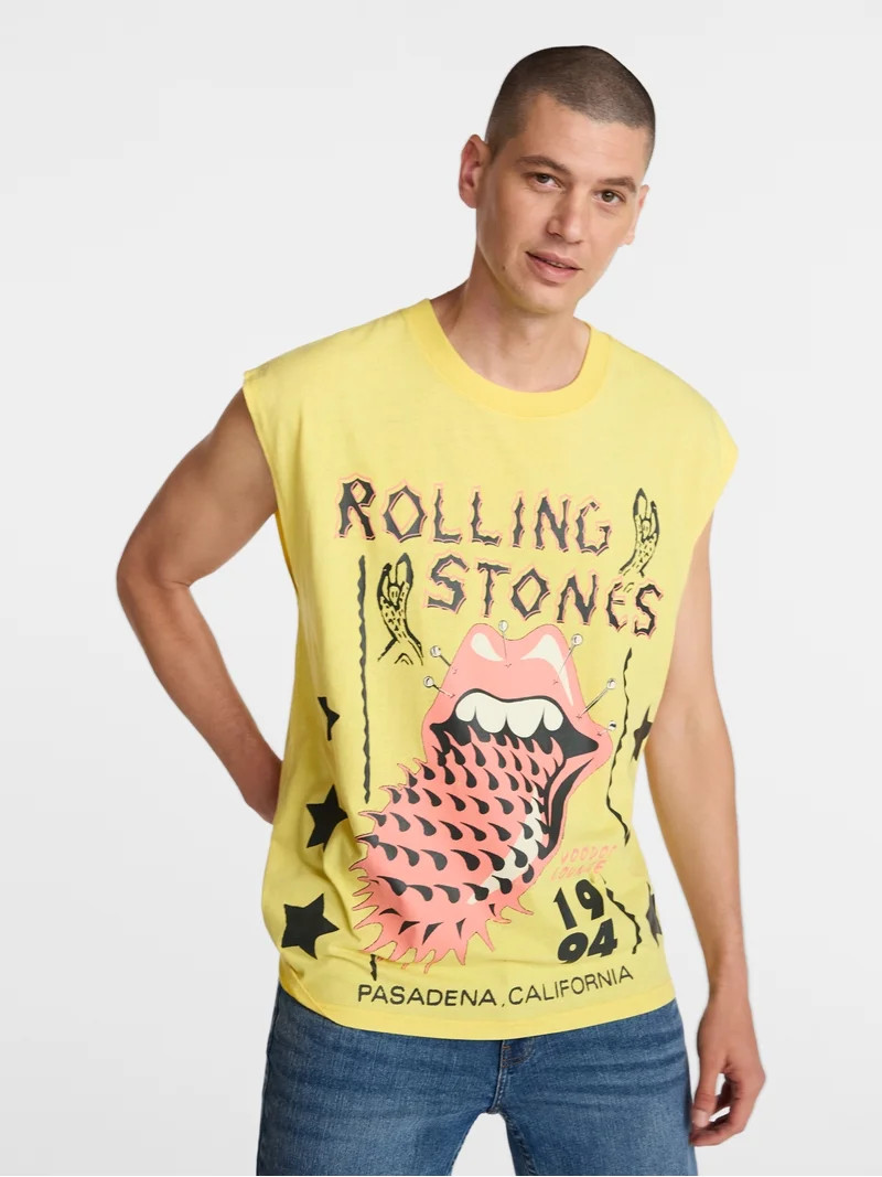Rolling Stones Men’s Graphic Sleeveless Tank Top, Sizes S-3XL | Walmart (US)
