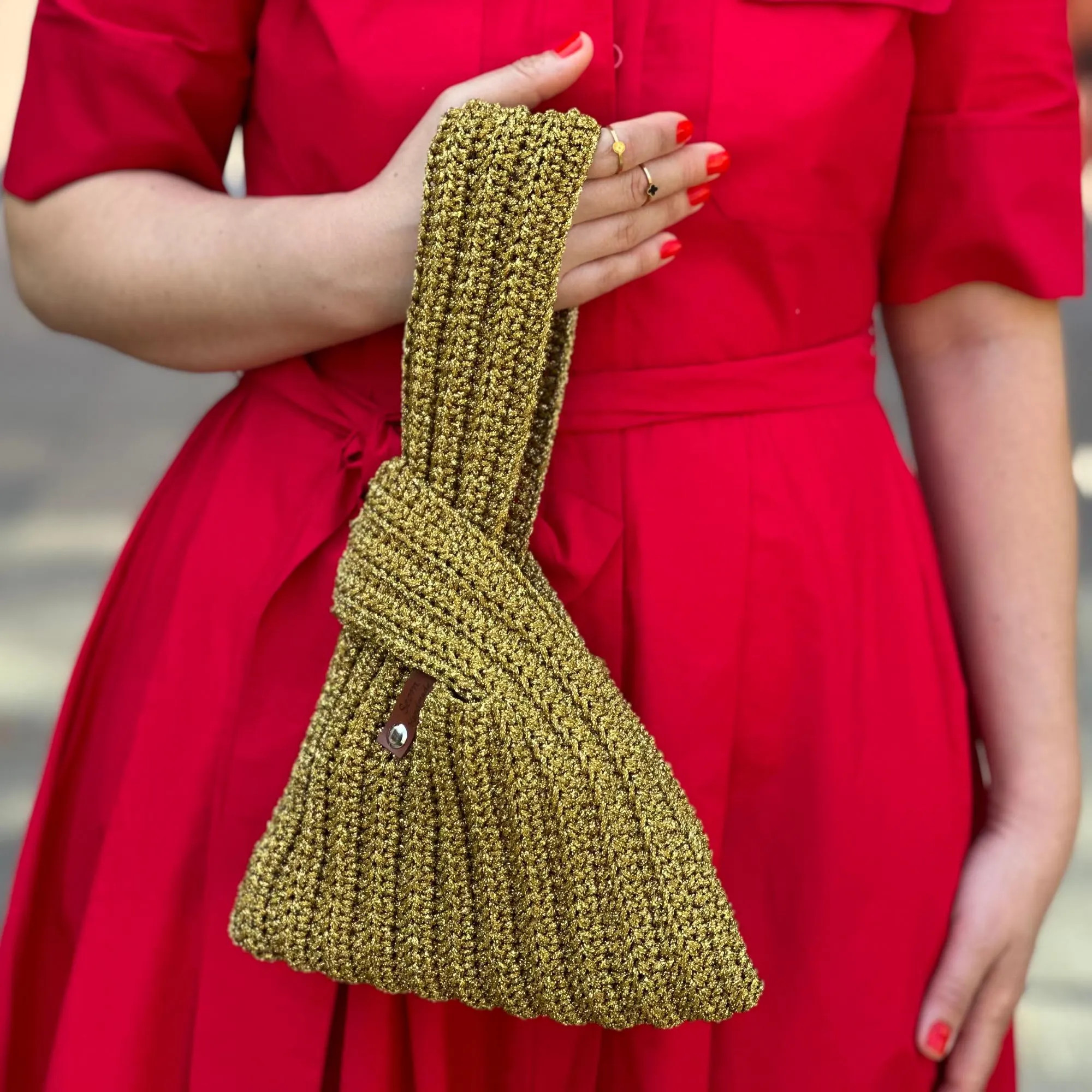 Gold Raffia Knot Bag In Tan For Women | Handmade Woven Straw Purse With Knotted Handle | Boho Chic Bag For Summer Weddings Travel Or Outfits | Etsy (Global)