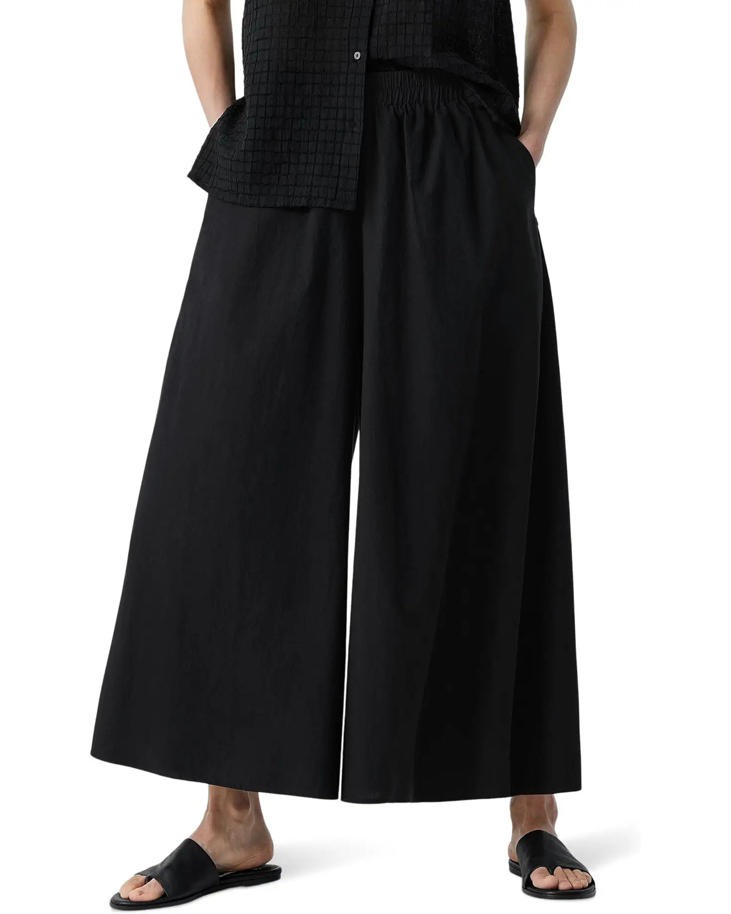Cropped Wide Pants | Zappos