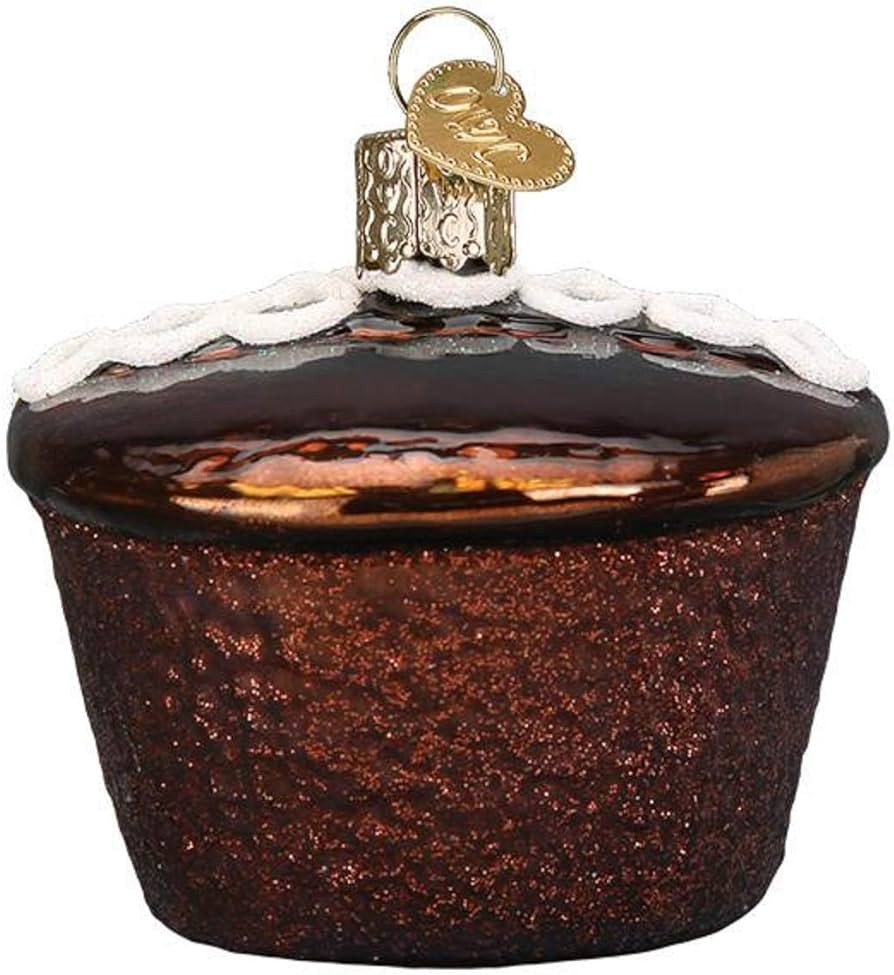 Old World Christmas Hostess Cupcake Glass Blown Ornament for Christmas Tree, Handcrafted Holiday ... | Amazon (US)