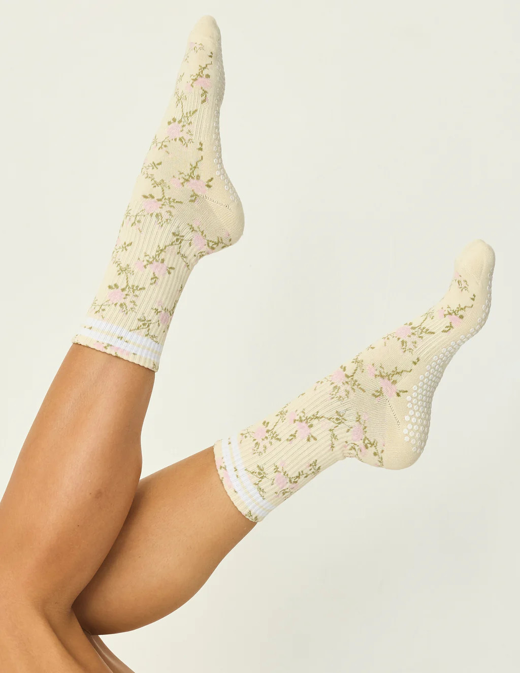Vintage Rose Grip Sock | LUCKY HONEY