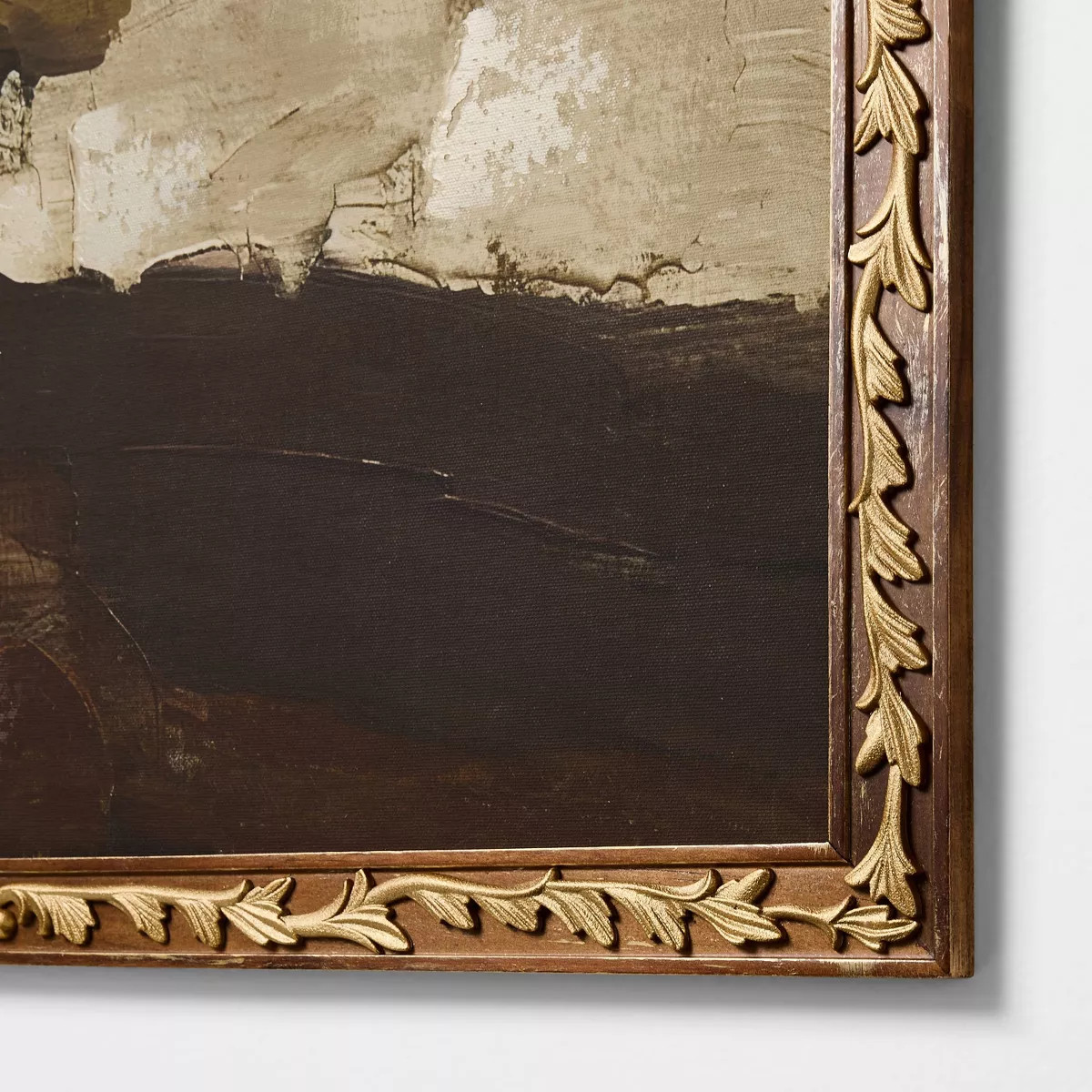 28"x28" Dark Modern Abstract Framed Art - Threshold™ designed with Studio McGee | Target