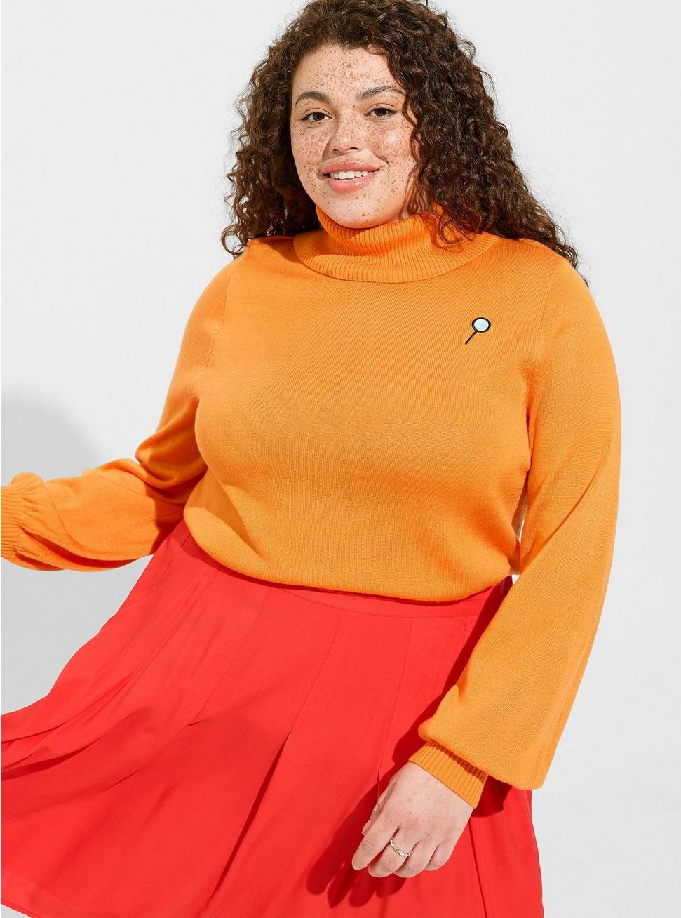 Scooby Doo Velma Turtleneck Pullover Sweater | Torrid (US & Canada)