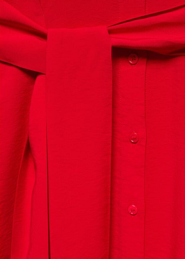 Bow shirt dress -  Women | Mango USA | MANGO (US)