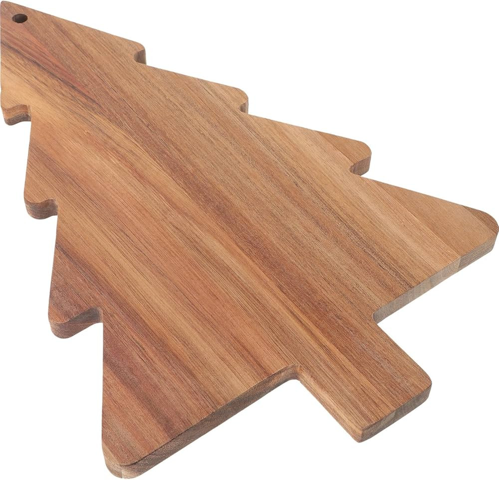 Luxshiny Christmas Tree Charcuterie Board Wooden Appetizer Tray Cheese Board Cutting Board Choppi... | Amazon (CA)