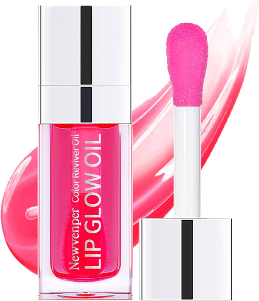 Hydrating Lip Glow Oil Long Lasting Plumping Lip Gloss Clear Lip Gloss Moisturizing Lip Oil Repai... | Amazon (US)