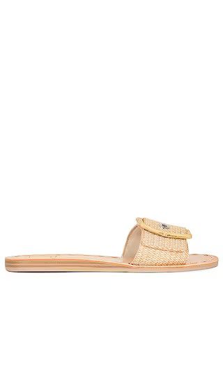 Dasa Slide in Warm Natural Raffia | Revolve Clothing (Global)