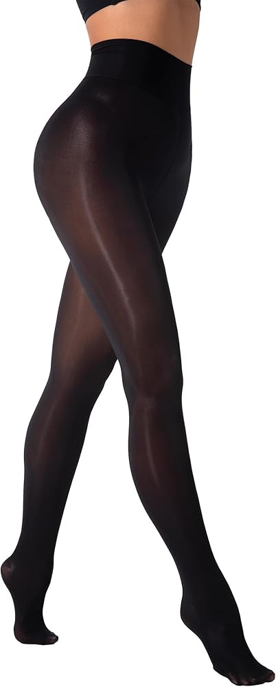 VEBZIN Pantyhose Sheer Tights for Women Nude High Waisted Sheer Pantyhose | Amazon (US)