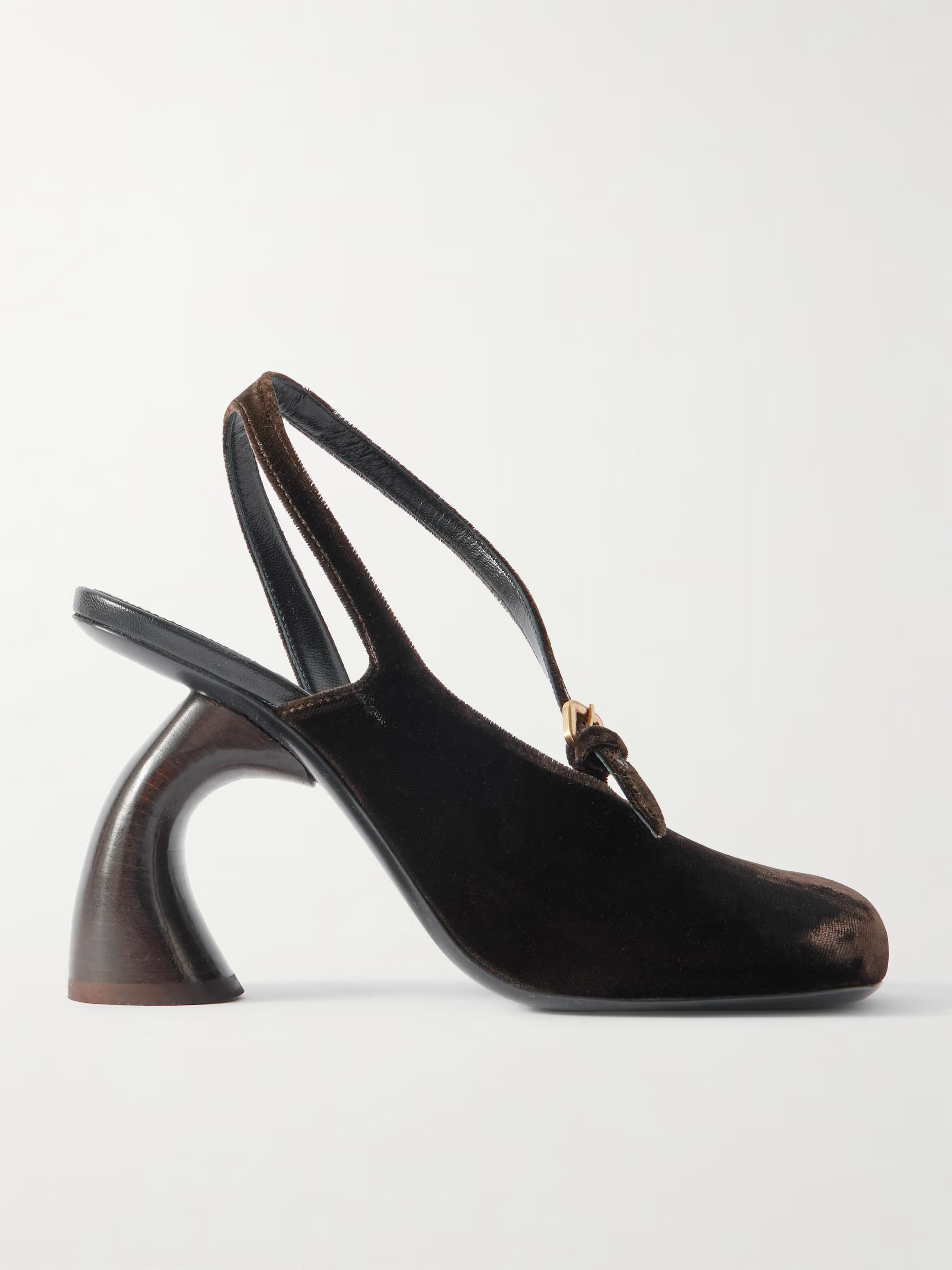 Velvet slingback pumps | NET-A-PORTER (US)