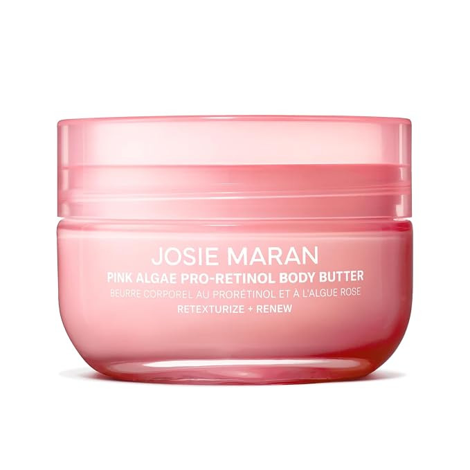 Josie Maran Pink Algae Pro-Retinol Whipped Body Butter, 6 fl oz | Amazon (US)