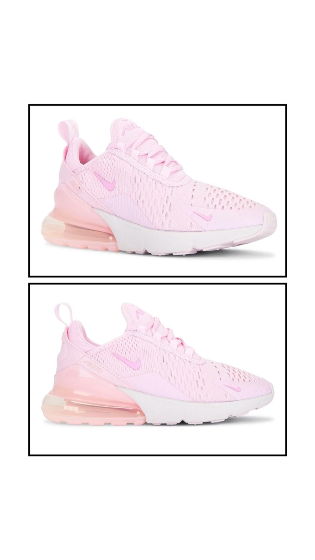 Pink Nike air max 270 / wear my true size 7!!

#LTKfitness #LTKVideo #LTKshoecrush