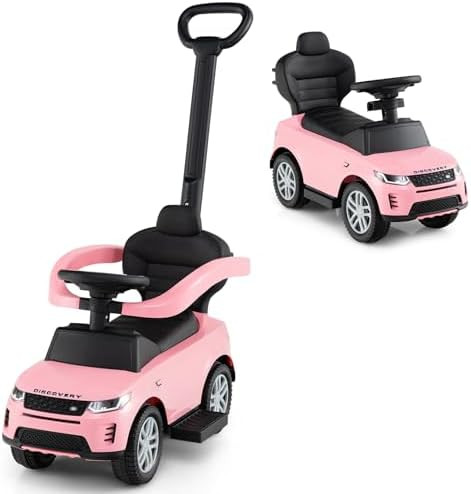 HONEY JOY Ride On Push Car for Toddlers, Licensed Land Rover Ride On Sliding Car w/Handle & Handr... | Amazon (US)