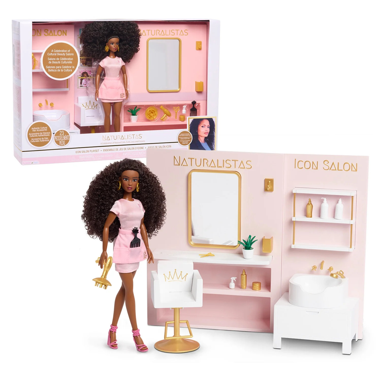 Naturalistas Dayna Icon Salon Playset | Walmart (US)