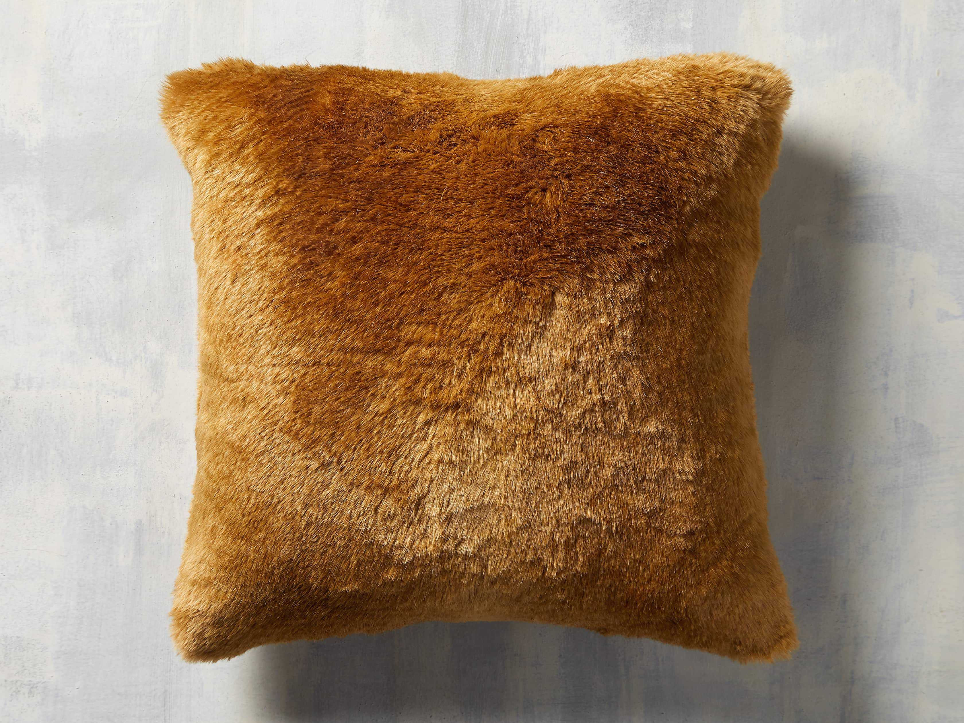 Faux Fur Rabbit Pillow Cover | Arhaus