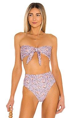 ACACIA Baker Bikini Top in Lily from Revolve.com | Revolve Clothing (Global)