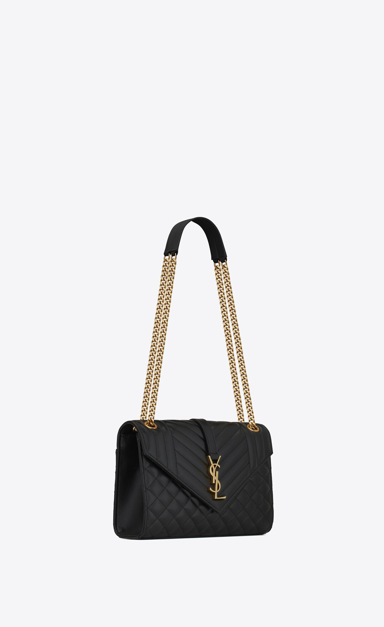 envelope medium chain bag in supple matelassé leather | Saint Laurent Inc. (Global)