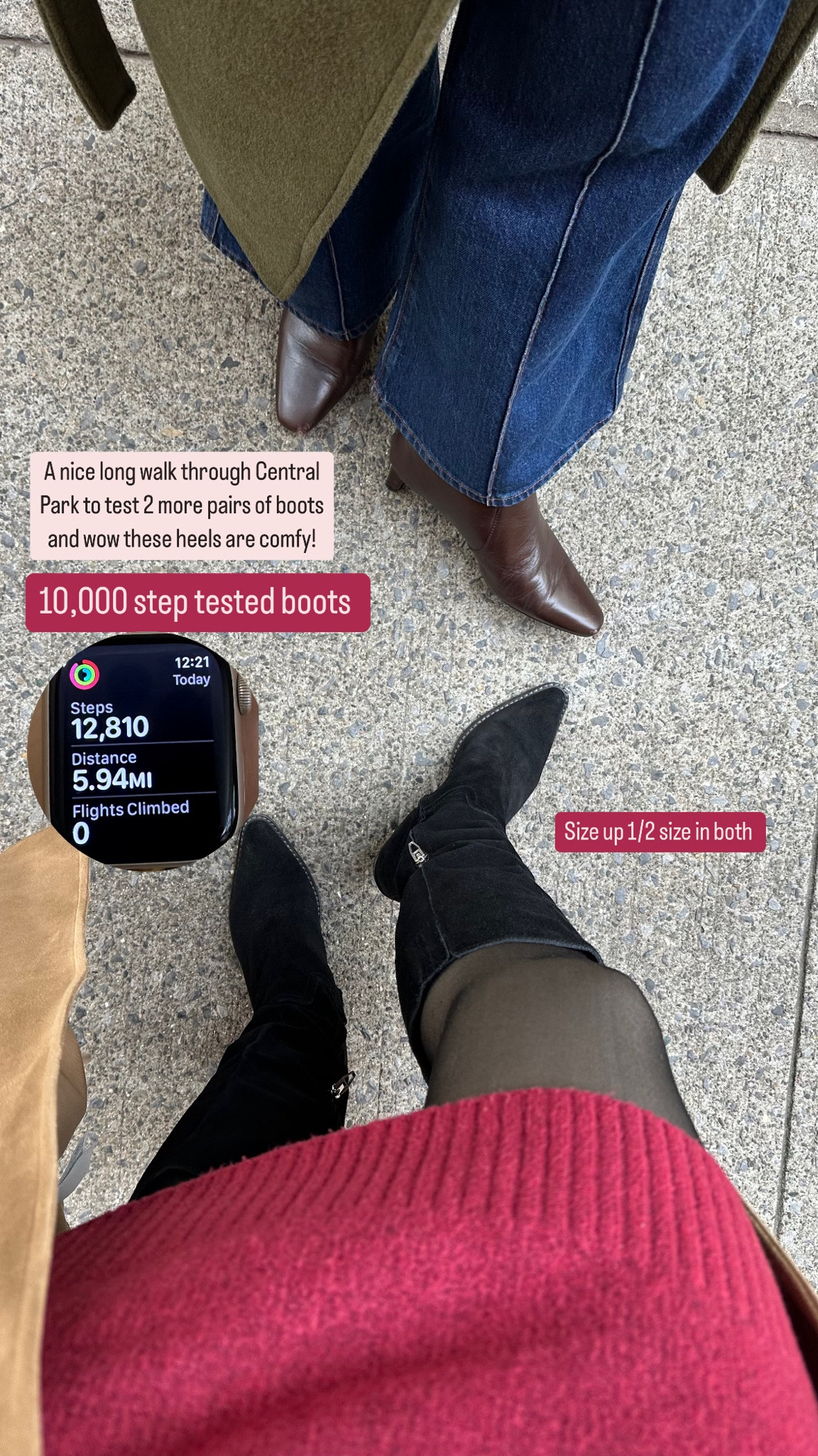 10,000 step tested comfy fall and winter boots.
Walked an easy 12,000 steps in these boots from Madewell and Dolce Vita this morning.
Wearing size 7(size up 1/2 size for best walking comfort)


#LTKShoeCrush #LTKStyleTip #LTKSeasonal