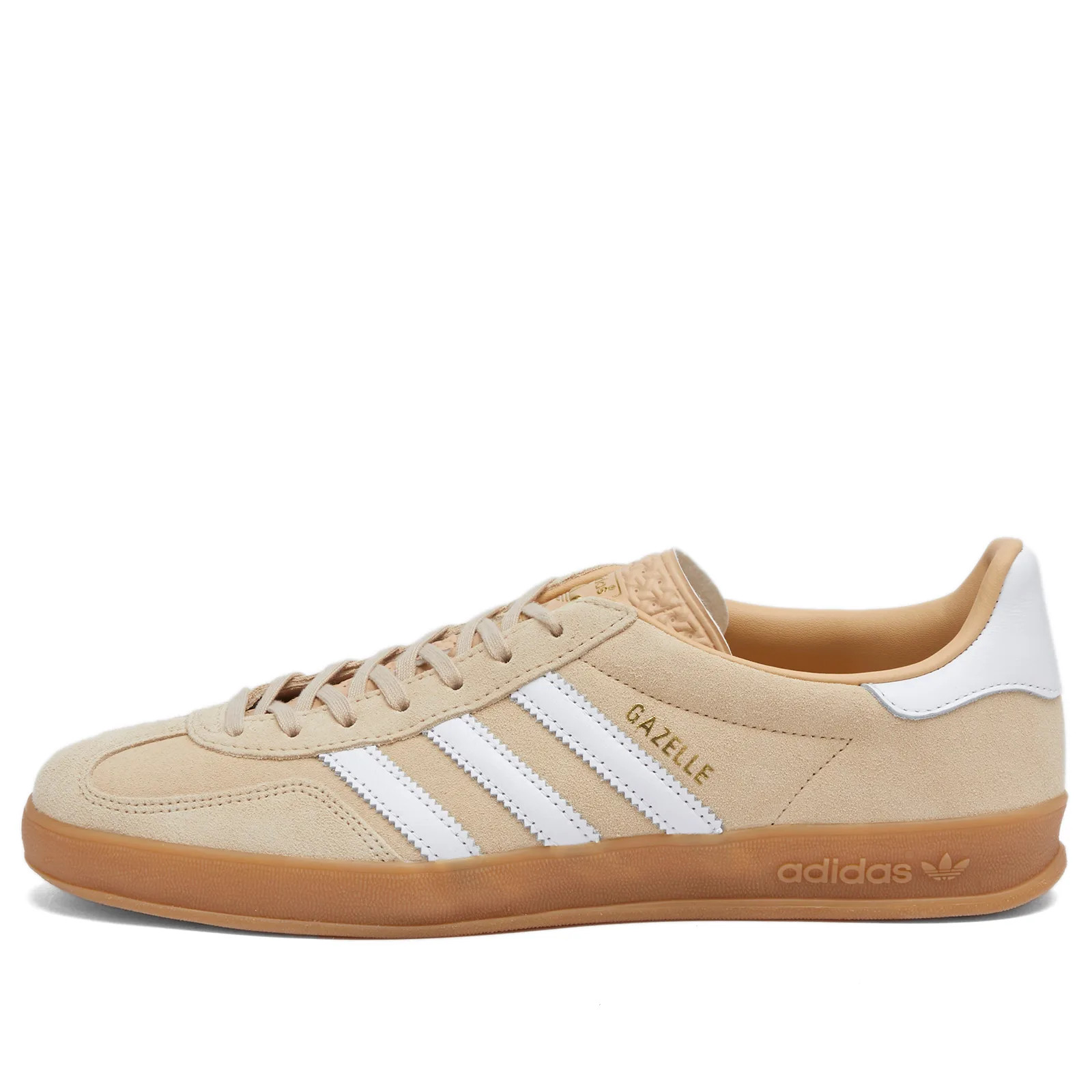 Adidas Gazelle Indoor W Magic Beige/Ftwr White/Gum 3 | END. Clothing