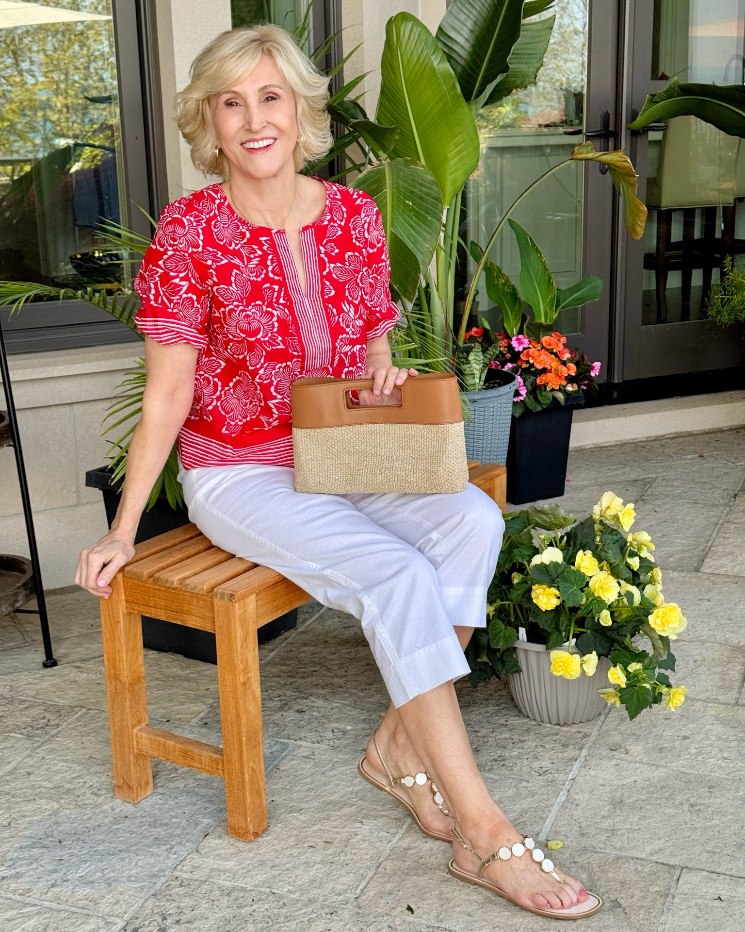 #talbotspartner Two great linen looks from @talbotsofficial that make getting dressed so easy for spring and summer 🌿☀️ I’m loving how lightweight and comfortable these pieces are while still looking polished enough for lunch out, vacation days, or casual evenings with friends.

The red floral top paired with crisp white pants feels classic and cheerful, and this blue striped linen dress is the kind of effortless outfit I could wear all season long 💙 Which look is more your style — the bright floral set or the breezy striped dress?
Get 30% OFF your entire purchase! (5/18-5/20)

#talbotspartner @talbotsofficial #talbots #ad

#LTKSaleAlert #LTKOver40 #LTKSeasonal