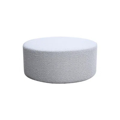 Round Comfortable Side Table With Boucle - Relaxing Coffee Spot | Wayfair North America