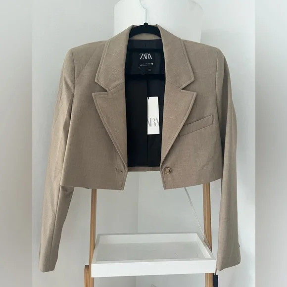 Zara cropped blazer | Poshmark