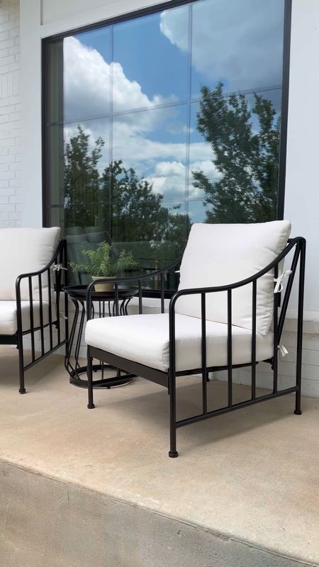 Walmart patio set back in stock! 🙌🏼 This is a look for less for a CB2 set and I love style! Plus they’re comfortable and have held up so well for my this past year!

#LTKhome #LTKSeasonal #LTKfindsunder100