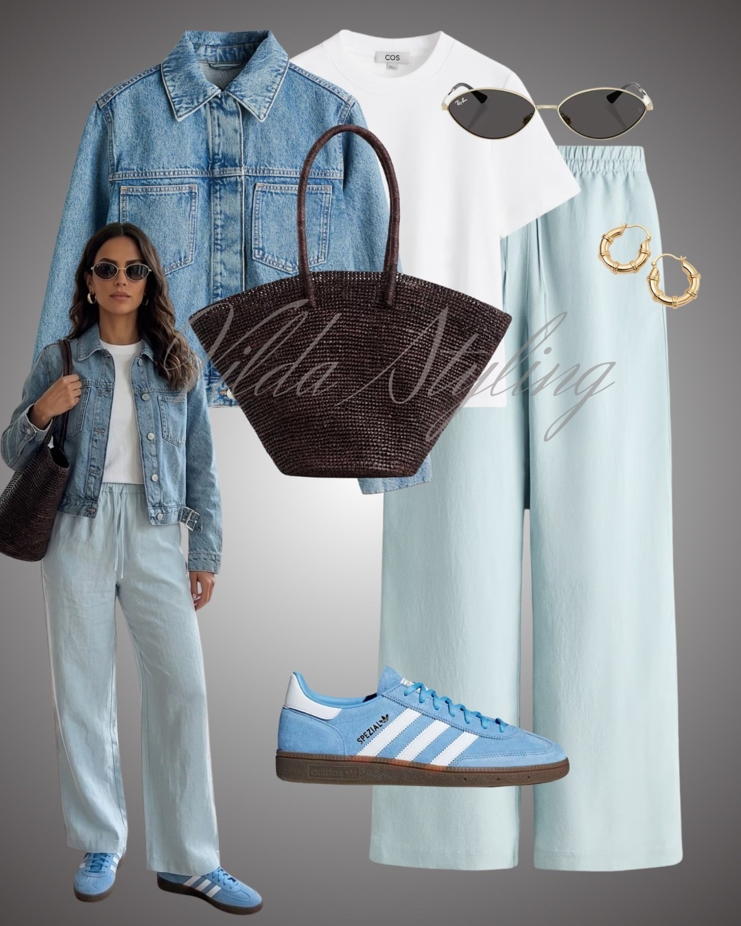 Cool Blues & Coastal Vibes 🌊
Nothing says effortless style like a monochromatic blue palette. This look blends structured denim with flowy linen for the ultimate "cool girl" aesthetic—perfect for a coffee run or a casual day out. 

#LTKspring #LTKstyletip #LTKsummer