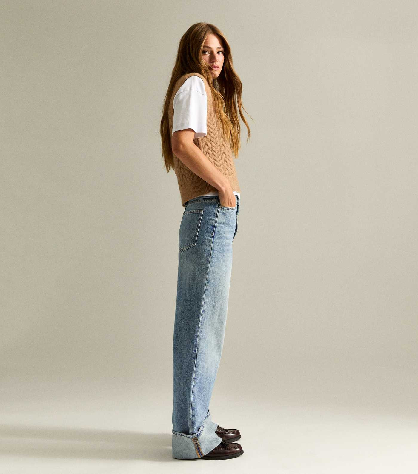 Blue Relaxed Turn Up Jeans
						
						Add to Saved Items
						Remove from Saved Items | New Look (UK)