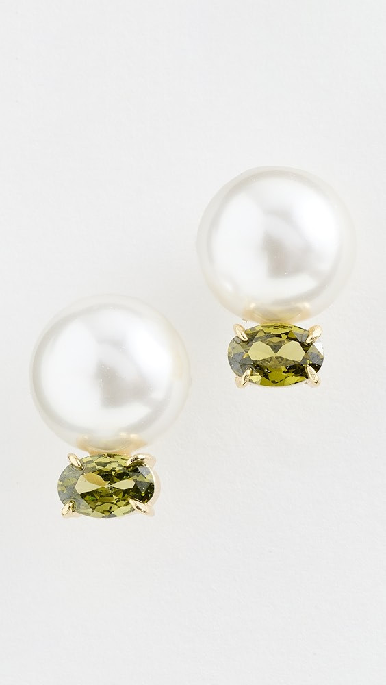 Perle Pridot Earrings | Shopbop
