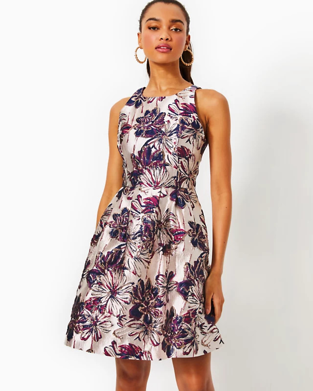 Jollian Floral Jacquard Dress | Lilly Pulitzer | Lilly Pulitzer