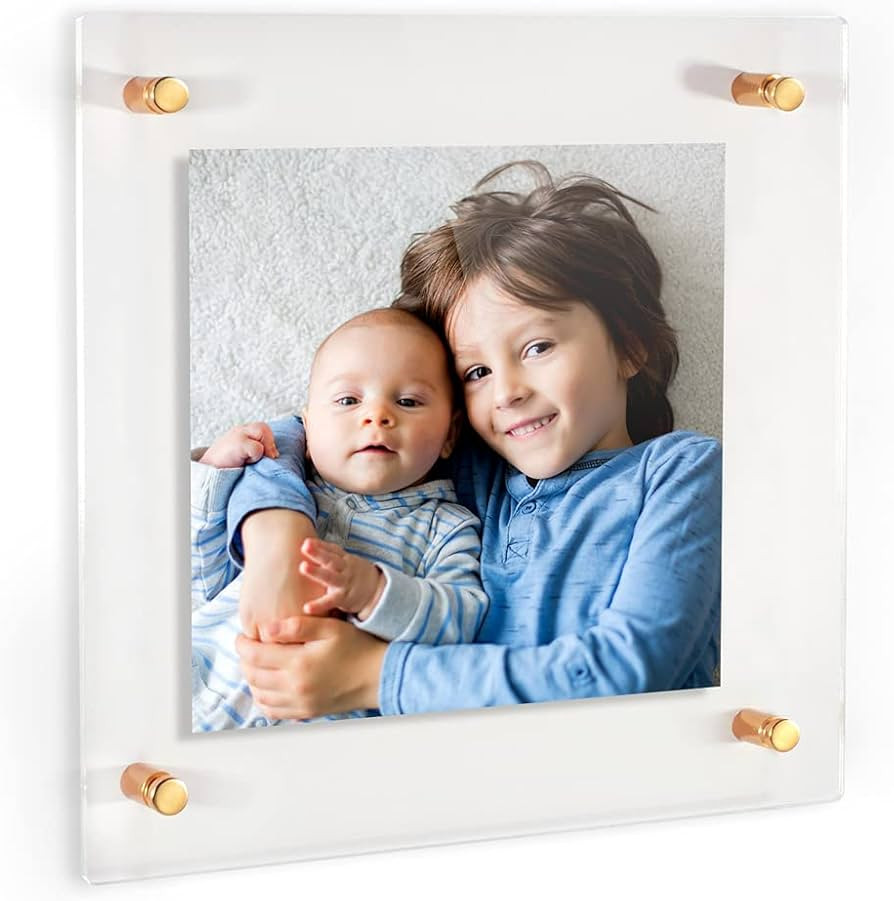 ArtToFrames 18 x 18 Contemporary Acrylic Floating Frame: Elevate Your Art and Photos in Style - F... | Amazon (US)