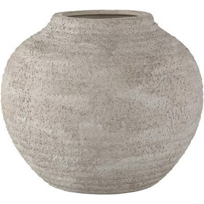 Studio 55D Sparta 7 1/2" High Pumice Gray Ceramic Vase | Target