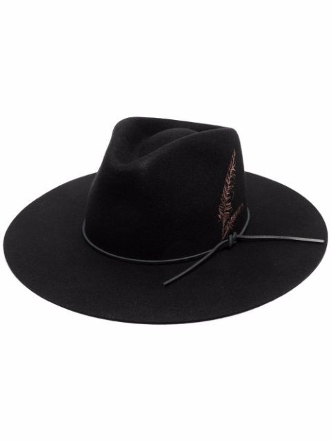 feather-print fedora hat | Farfetch (UK)